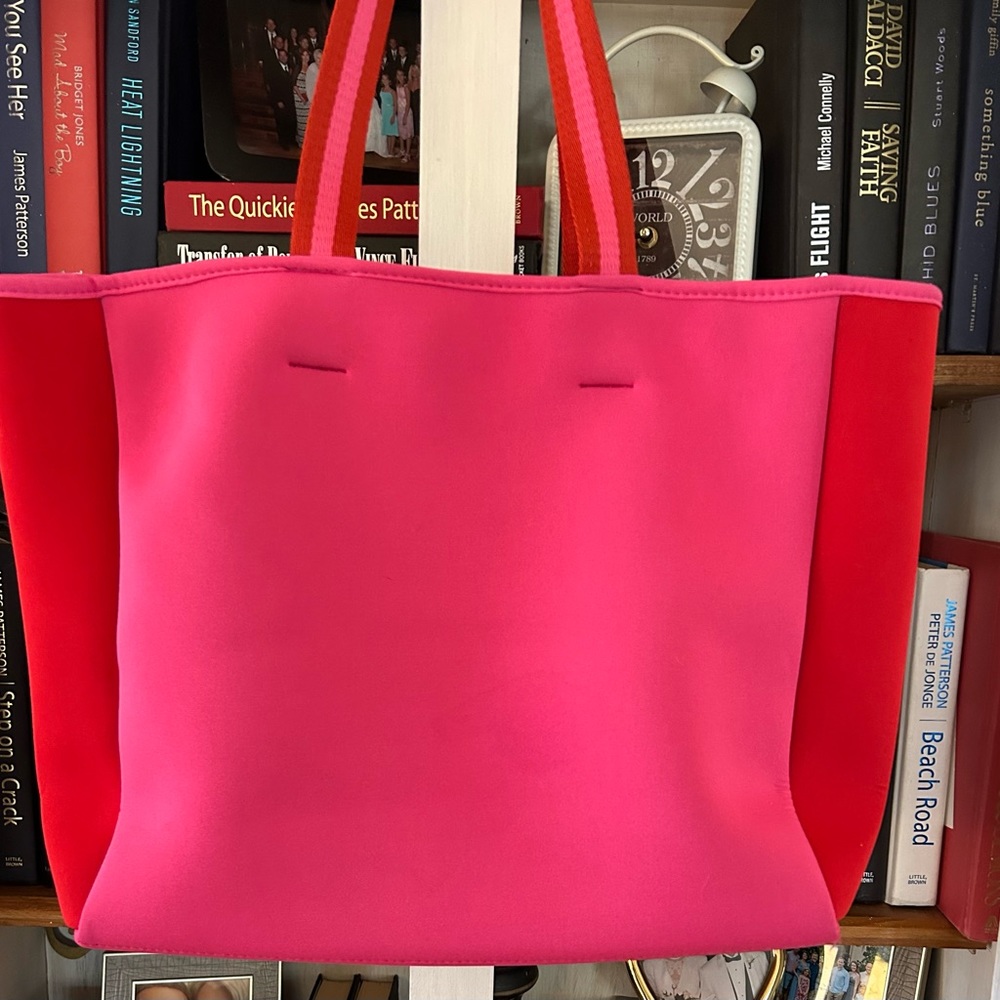 Summersalt hot pink waterproof swim bag/tote